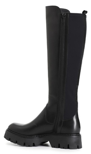 Stivali CafèNoir FM1017 scarpe donna in pelle nera - Imagen 2 de 4
