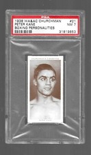 1938 WA & AC Churchman-Boxing Personalities-Peter Kane PSA NM 7