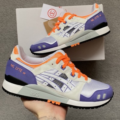 asics gel lyte iii purple orange