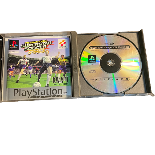 International Superstar Soccer Pro | Sony Playstation 1 PS1 PAL Game + Manual - Picture 2 of 3
