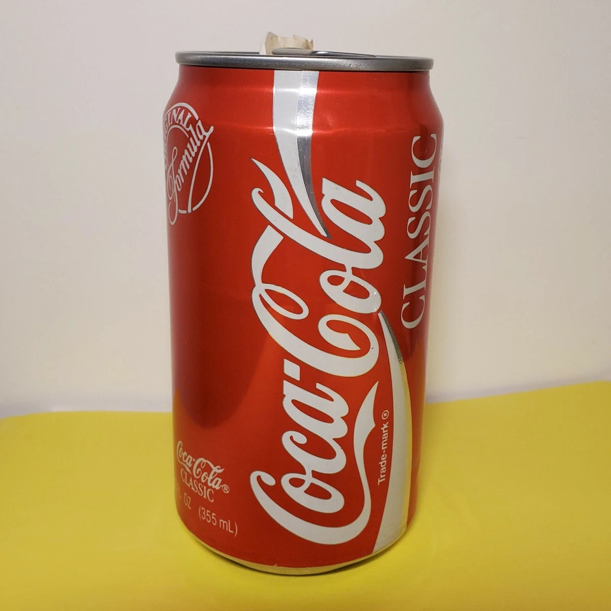 RARE Coca Cola Can MagiCan from the 1990s with MONEY inside Coke