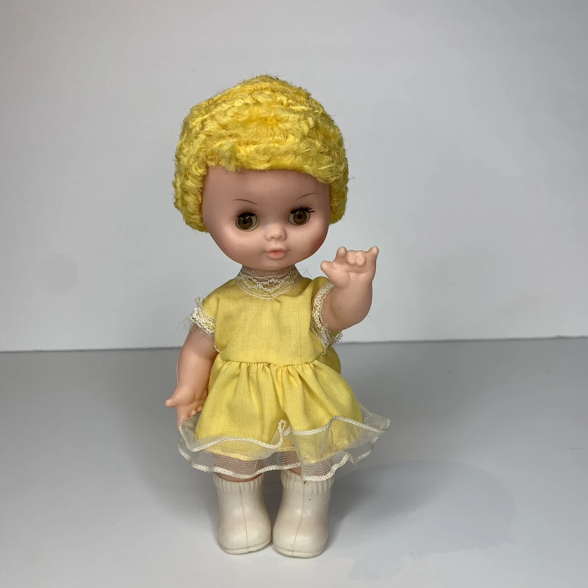 Vintage 50s Boopsie Soft Plastic Sleepy Google Eye Dress Me Baby