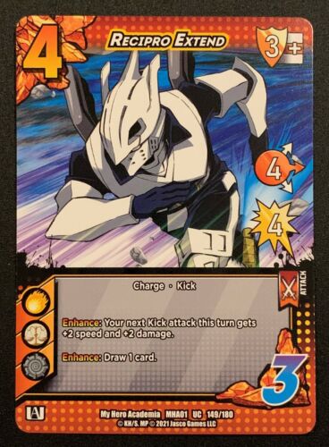 Recipro Extend | MHA01 UC 149/180 | Attack | My Hero Academia CCG - Picture 1 of 3