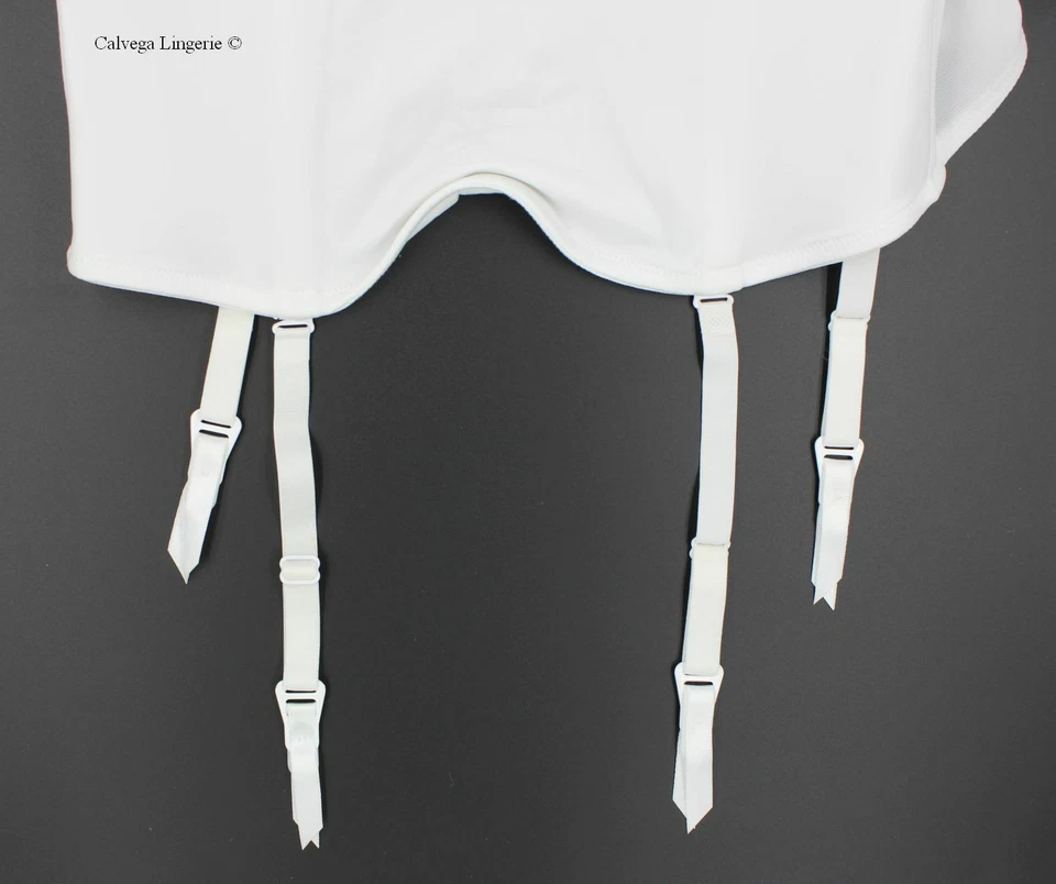 NUEVO CON ETIQUETAS Camiseta Acolchada Convertible Le Mystere 2355 "Bridal Seduction" Bustier, Blanca Foto 4 de 4