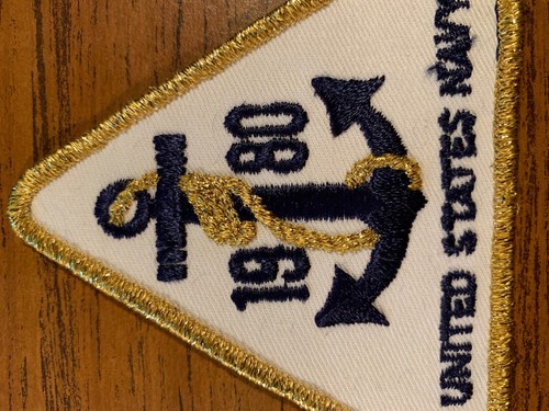 US NAVY 1980 RECRUITING PATCH. TUCH.  New Old Stock USN - Bild 2 von 3