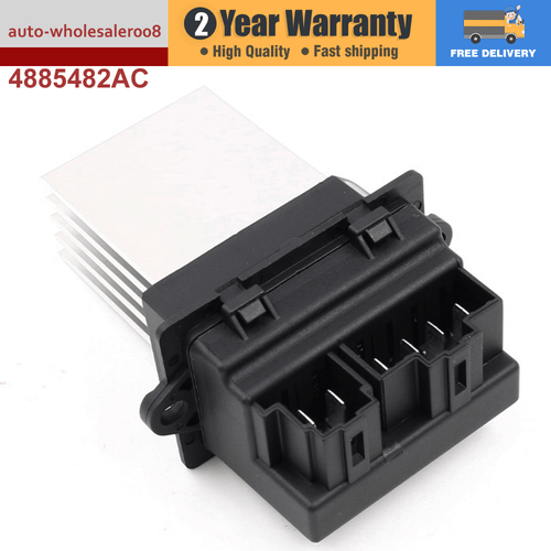 NEW Blower Motor Heater Resistor 04885482AC For Chrysler Voyager Town & Country - Picture 2 of 8