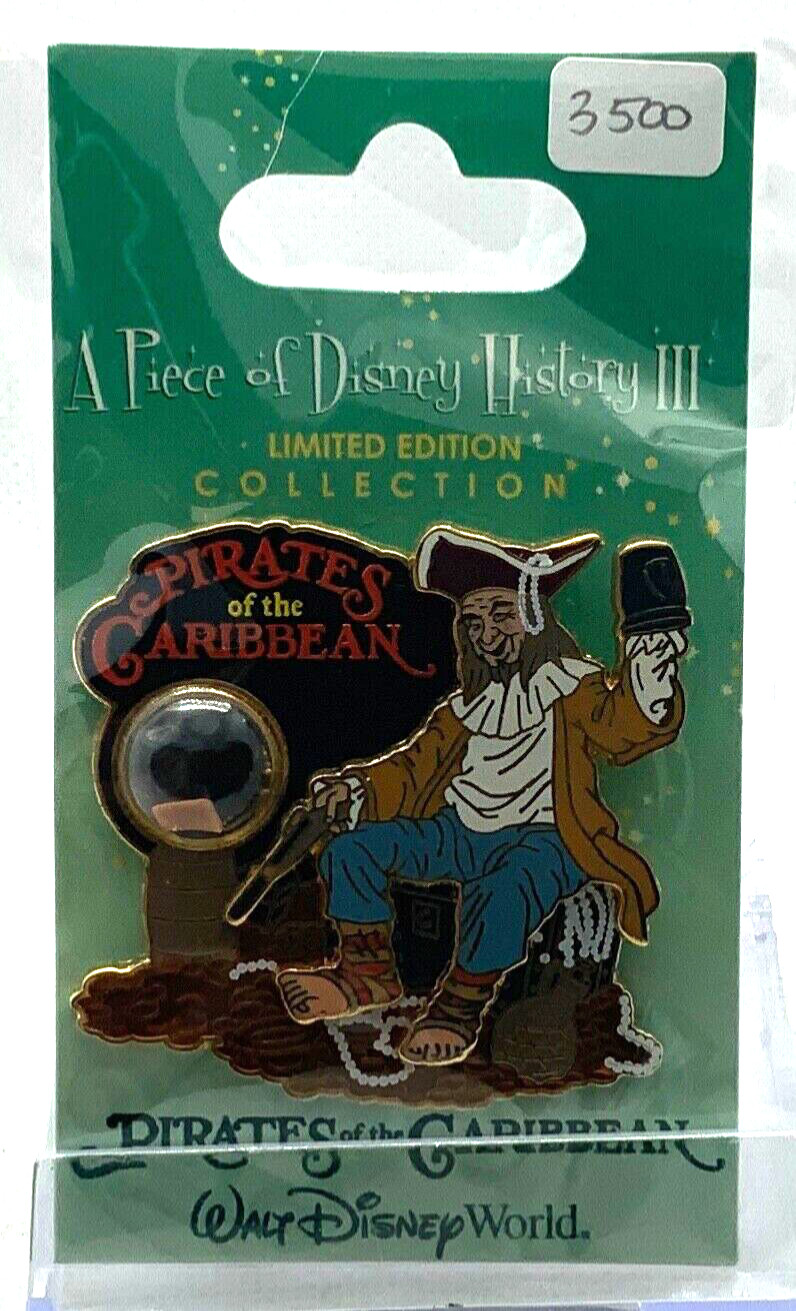 Disney WDW 2008 Piece of History 3 Pirates of the Caribbean LE Pin