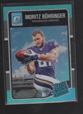 MORITZ BOHRINGER 2016 DONRUSS OPTIC AQUA PRIZMS ROOKIE CARD #167 /299
