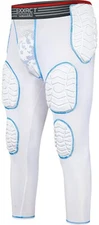 Exxact Sports Combat 7 Pad Adult Football Compression Tights, Padded Leggings