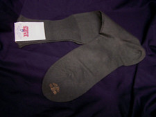 1950'S VINTAGE VALOR HOSIERY COTTON BLEND MEN'S STOCKINGS HUNTER GREEN SIZE 10