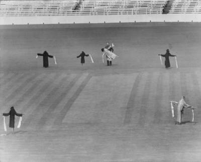 Bert Lock Head Groundsman At The Oval Cricket Ground 1957 Old Photo