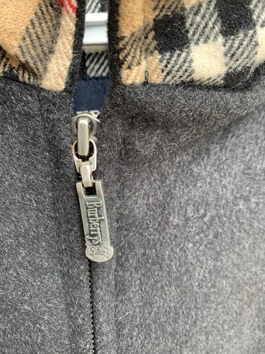 Burberry London Wool Jacket Men's Size 54US Classic Fit,Iconic Check Lining #Z35 - Picture 6 of 14