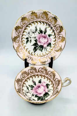 Foley Rosa Kohlrose Teetasse & Untertasse