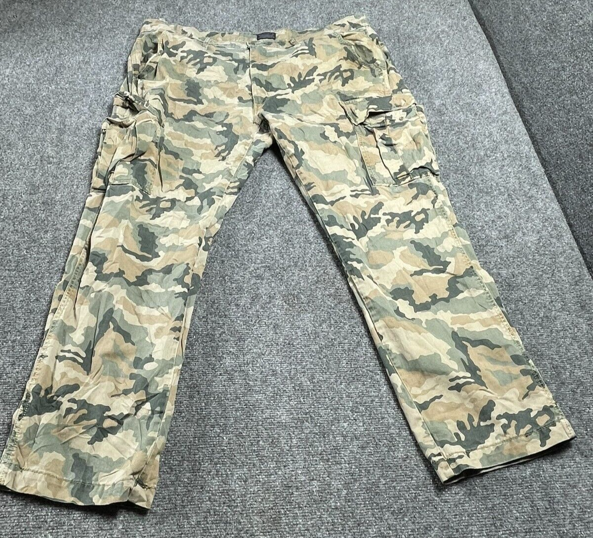 Levis Strauss & Co Men's Cargo Pants Camo Pockets Utility Workwear 40x32