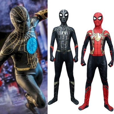Spiderman3 Kinder Erwachsene Superheld Karneval Marvel Spielanzug Cosplay Kostüm