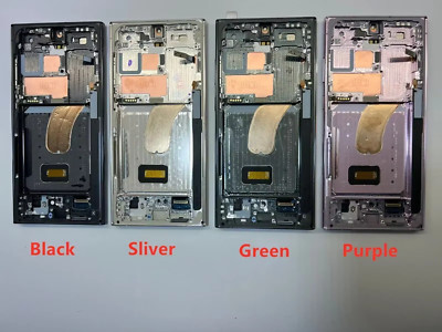 Samsung Galaxy S23 Ultra SM-S918 OLED AMOLED LCD Display Digitizer + Rahmen