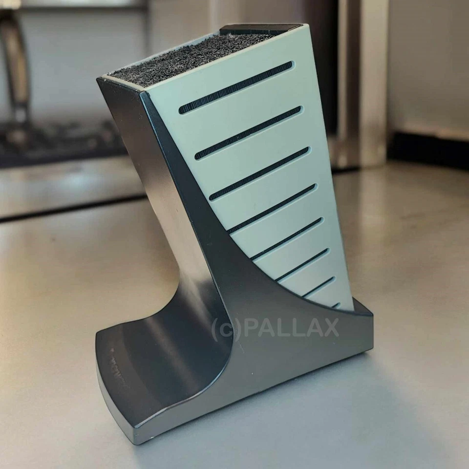 TUPPERWARE CHEF-SERIE PRO SILIKON MESSERBLOCK SCHWARZ GRAU SONDERMODELL - Bild 3 von 3