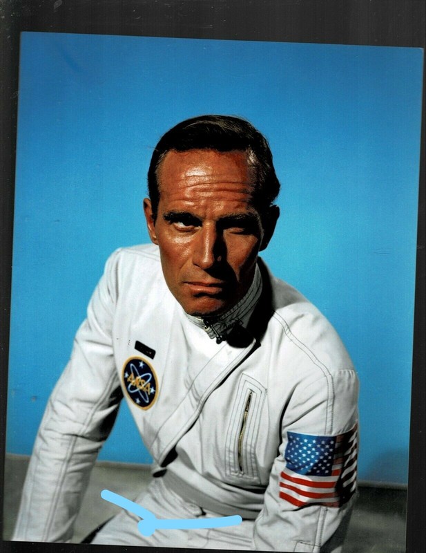 SUPER RARE!! 8X10 VINTAGE 1968 CHARLTON HESSTON "PLANET OF APES" PUBLICITY PHOTO