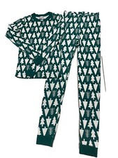 Hanna Andersson Organic Cotton Long John Pajama Long Sleeve Christmas Kids 12