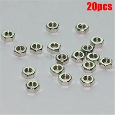 Stainless Steel Nuts Dia 3Mm 20 Pcs M3 Hex Screw Nut New Ic yh