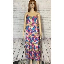 NWT New Elena Baldi Floral Silk Blend Made In Italy Size S