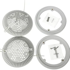 Hayward WG1030AVPAK2 Dual Submerged Suction Outlet Set and Covers Main Drains