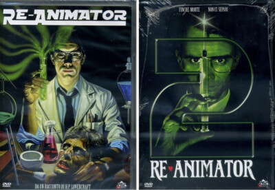 RE-ANIMATOR / RE-ANIMATOR 2 DI STUART GORDON BRIAN YUZNA 2 DVD ORIGINALI NUOVI 