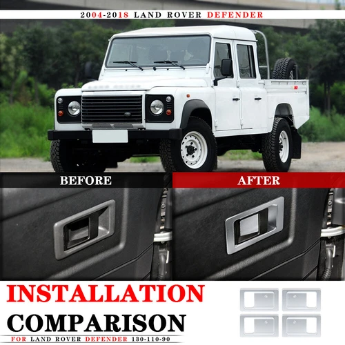 For Land Rover Defender 90 110 Car Door Handle Bowl Cover 2004-2018 (3 Color) - Picture 5 of 19