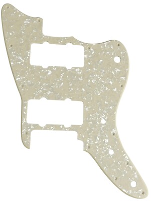 New 1 Ply Cream Pearl Guitar Pickguard For Squier Affinity Jazzmaster Style
