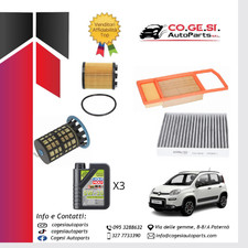 KIT TAGLIANDO FIAT PANDA III 1.3 MULTIJET  4 FILTRI + 3L OLIO LIQUI MOLY 5W30