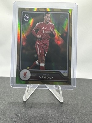 2026-27 Topps Flagship Premier League #162 Virgil van Dijk Gold 1/50 First 