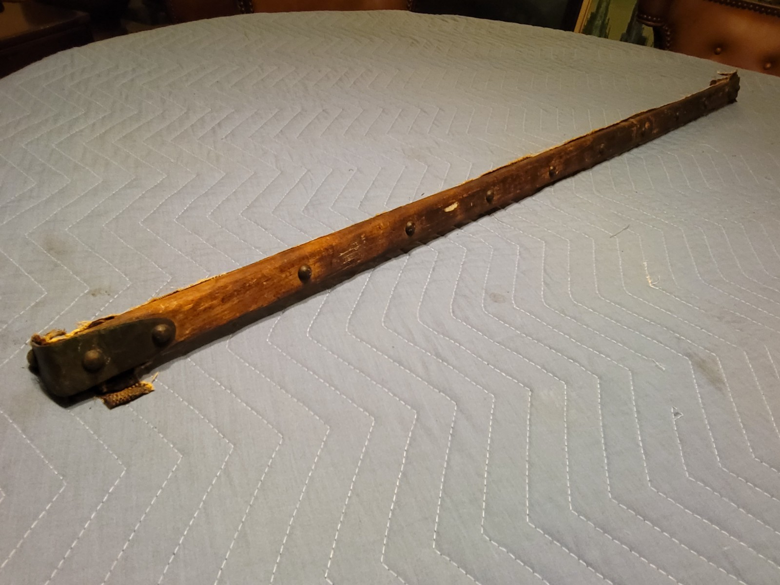 WOOD SLAT for c.1900 Au Depart & Louis Vuitton 39.75" French Steamer Trunk  #1