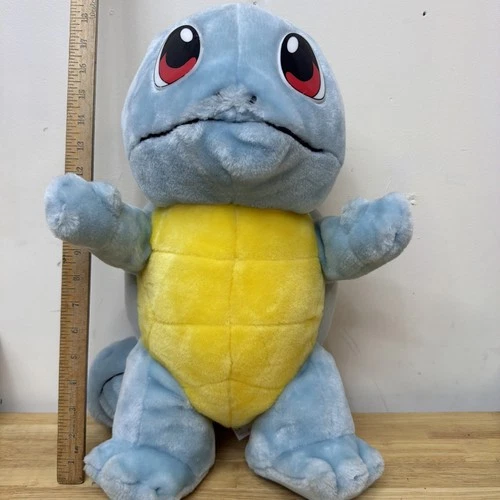 Vintage 1998 Pokémon Squirtle Plush by Nintendo 18” Plush Doll Stuffed Pokemon