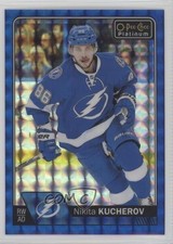 2016-17 O-Pee-Chee Platinum Royal Blue Cubes 85/99 Nikita Kucherov #23 1os2