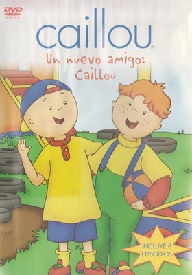 Caillou Un Nuevo Amigo DVD VIDEO CARTOON 8 episodios español inglés animado nino
