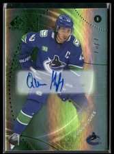 2025-26 UD SP Game Used Quinn Hughes Green Auto 1/1 Free Shipping