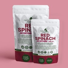Red Spinach Oxystorm® 400mg | Standardised Extract | Vegan