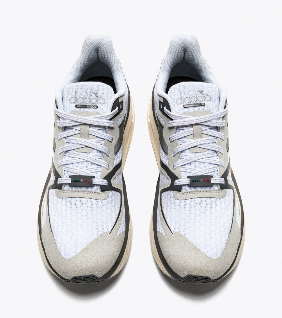 LOTTO Scarpe Corsa Running Shoes UOMO Diadora Argento Bianco ATOMO V7000