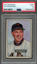 1951 Bowman #233 Leo Durocher PSA 5 HOF New York Giants 4394