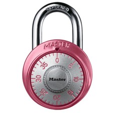 Master Lock 1530DPNK Pink Wide Metal 3-Digit ...