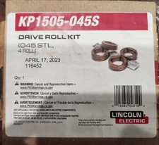 Lincoln Electric KP1505-045S Drive Roll Kit .040-.045"(1.0-1.1 mm) Solid Wire