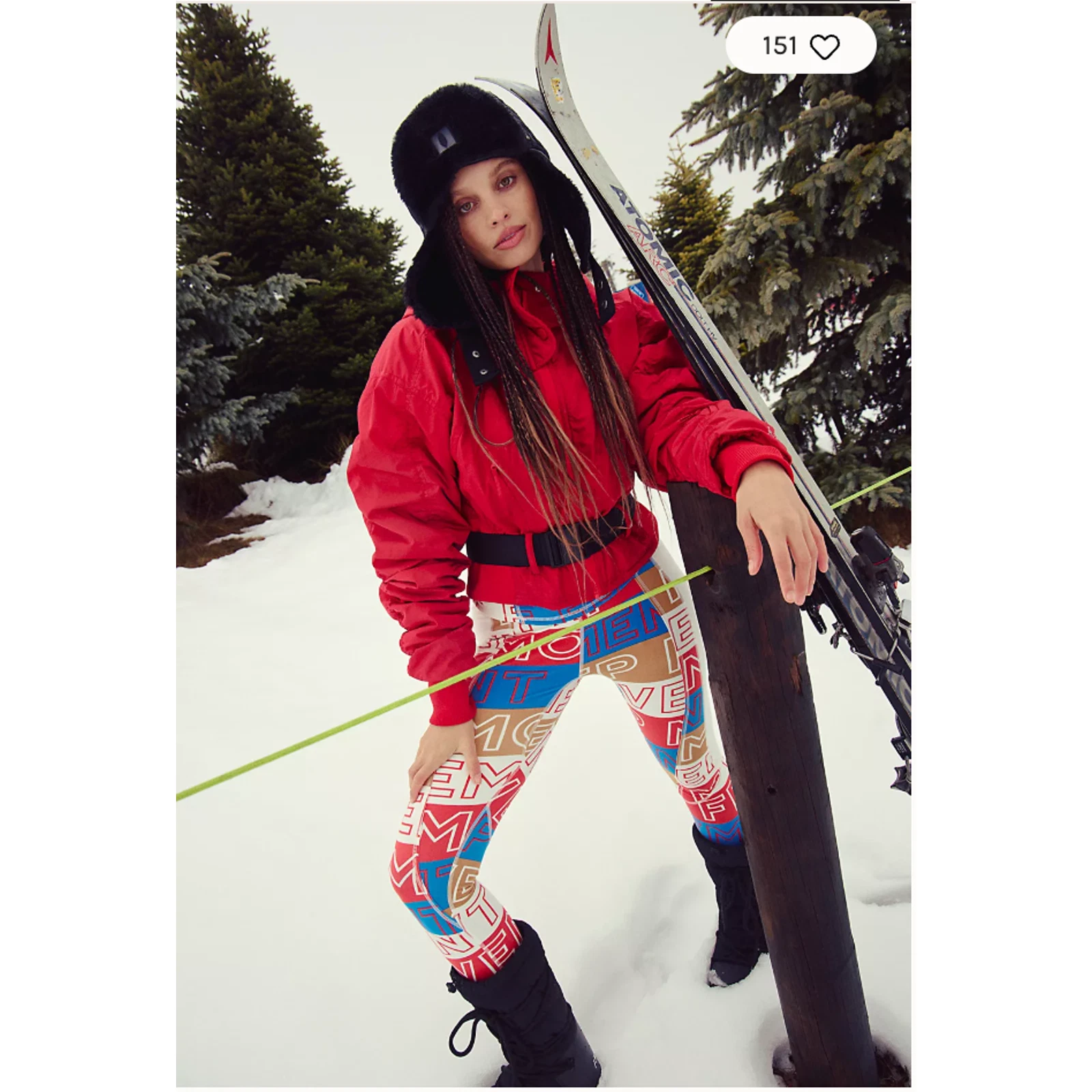 Free People Movement Dawn To Dusk Printed Base Layer Leggings Small