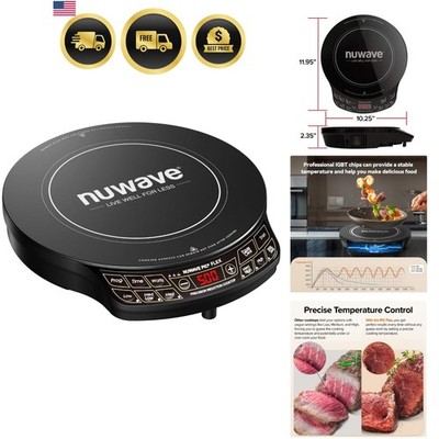 Precision Induction Cooktop, 10.25  Shatter-Resistant Ceramic Glass | 6.5  He...