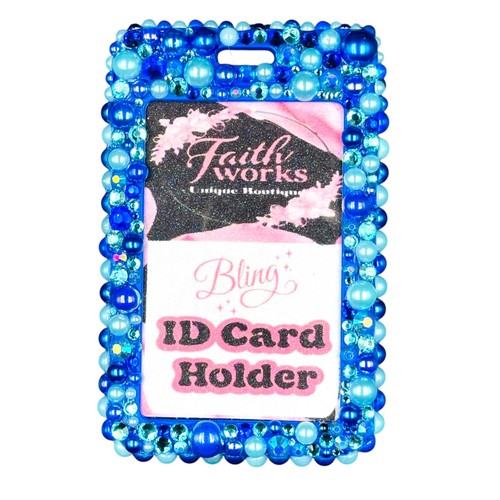 Bling Pearl Name Badge Card Holder Replacement (Reel Clip Not Included) Purple - 第 47/48 張圖片