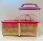 TYCO Kitchen Littles ~ KITCHEN ISLAND with STORAGE ~ Barbie Doll Accessory — photo 2
