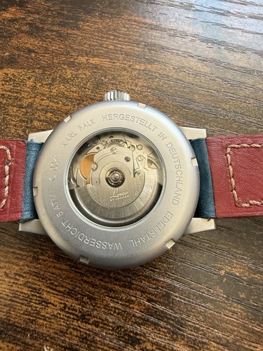Reloj Automático Hecho en Alemania Movimiento Suizo ETA 2824-2 Correa Hecha a Mano - Imagen 10 de 14