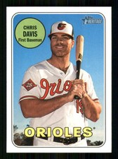 2018 Topps Heritage #15 Chris Davis Baltimore Orioles 7665