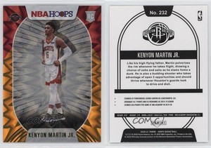 2020-21 Panini NBA Hoops Orange Explosion /25 Kenyon Martin Jr #232 Rookie RC