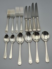 Vintage Sheffield Elkington EPNS Silver Plated 14 Piece Cutlery Set