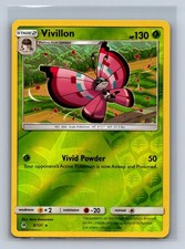 Vivillon 8/131 Rare Forbidden Light Pokemon Reverse Holo NM/M 816c-13